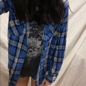 forever 21 ➵ soft oversized flannel